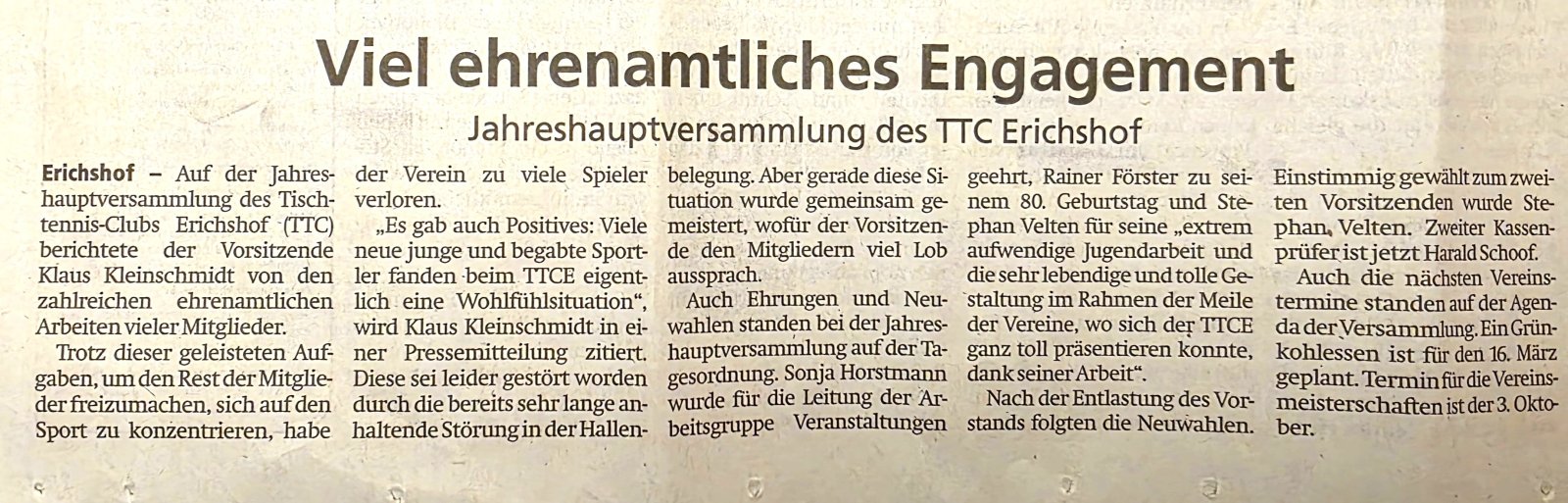 20250302 Viel ehrenamtliches Engagement Kreiszeitung vom 20.02.2025 20250302 Viel ehrenamtliches Engagement Kreiszeitung vom
20.02.2025