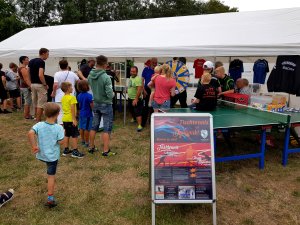 Hombachlust Besucher beim
TTCE-Zelt